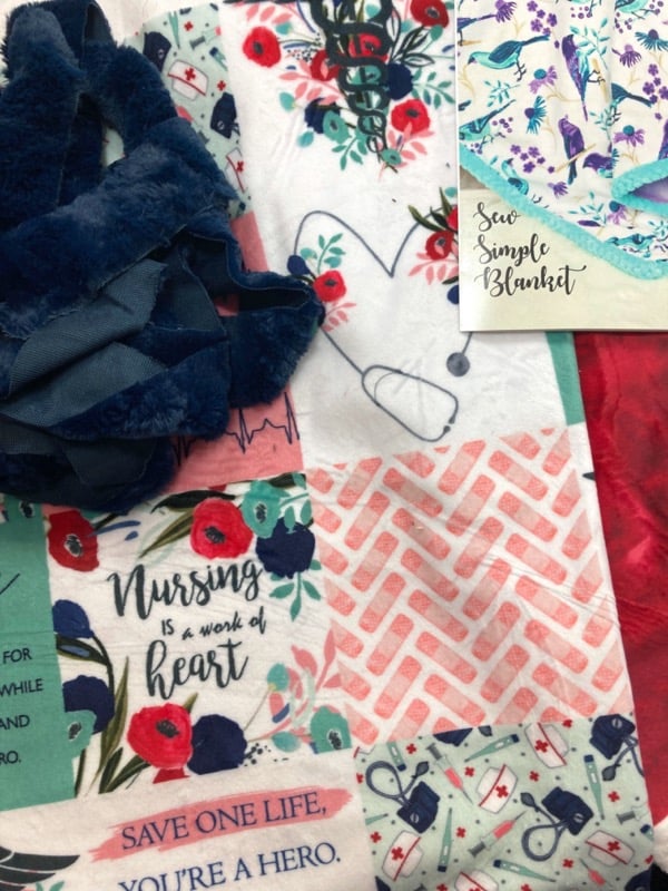 How to Sew a Blanket Out of Minky Fabric (Sew Simple Blanket Video